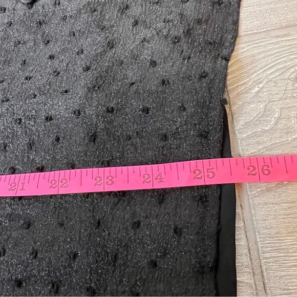 Eloquii Swiss dot organza top black sz 16 - Picture 5 of 8